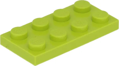 Produktbild von Lego® 1 Stück 3020 Platten Plates 2x4 Part Basic 1 Lime