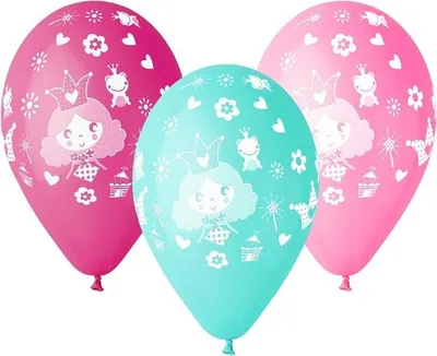 Zdjęcie produktu dla Balony premium Księżniczka 12"/5 szt