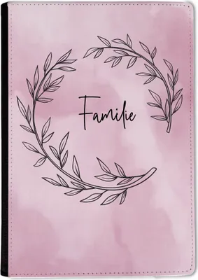 Produktbild von Familienstammbuch, Stammbuch A5 Frame Blätter Nature Stammbuch der Familie, für Hochzeit
