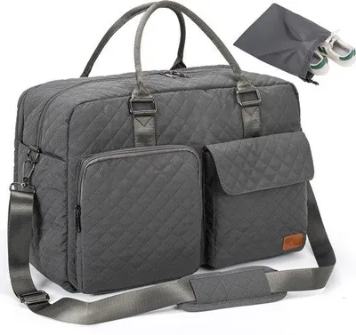 Produktbild von Famanu Reisetasche mit Schuh- und Nassfach - Grau