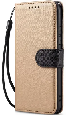 Produktbild von Elegante Knickbuchhülle FANCY CASE für Samsung Galaxy A52 - Gold KP40515