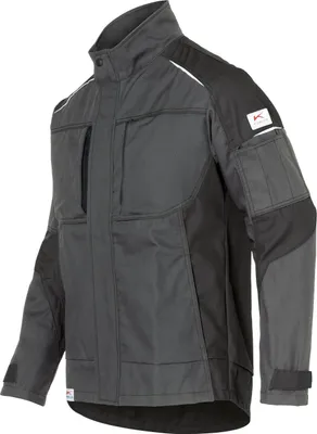 Produktbild von Kübler Activiq Baumwolle+ Jacke anthrazit/schwarz Gr. XS