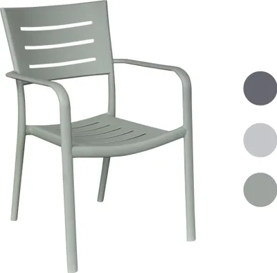 Produktbild von Stapelstuhl Moroni Gartenstuhl Bistrostuhl Kunststoffstuhl Grün