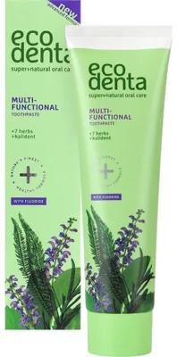 Productafbeelding van Ecodenta Tandpasta multifunctioneel 7 kruiden (100 ml)