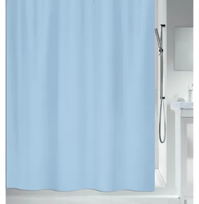 Produktbild von Spirella 7610583192868, Einfarbig, Ring, Polyester, Hellblau, 30 °C, 1800 mm