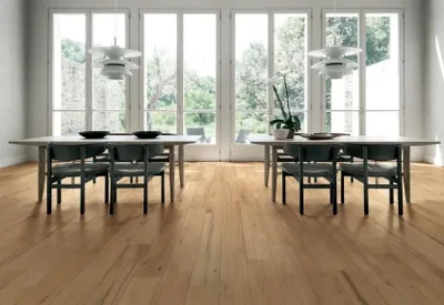 Imagen del producto de CASA39. Gres porcelánico con efecto madera, color beige, 20x120 cm, Marazzi Treverklife