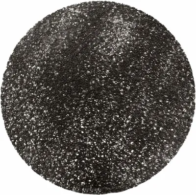 Produktbild von Runde Tischsets aus Kunststoff, 4 Stück, schwarz, 38 cm
