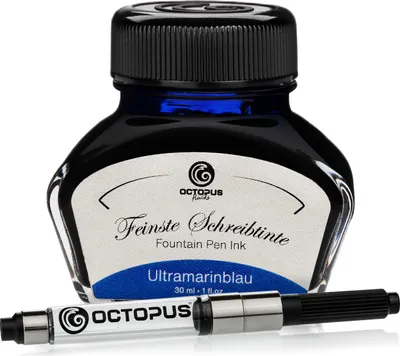 Produktbild von Schreibtinte Ultramarinblau 30 ml mit Konverter