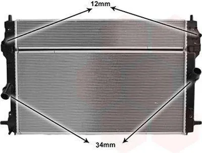 Image de VAN WEZEL Radiateur, refroidissement du moteur 27012724