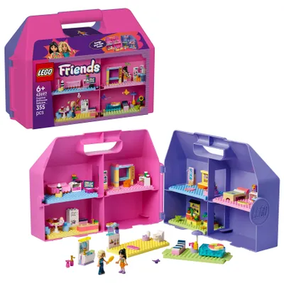 Zdjęcie produktu dla LEGO Friends Kreatywna walizka z domkiem dla lalek, Zestaw do budowania, 6 lat(a), Plastik, 355 szt., 1,07 kg