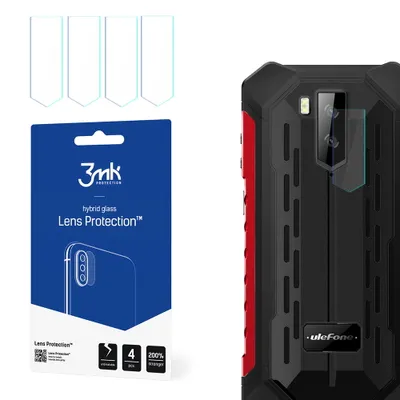 Obrázok produktu pre 3mk Hybridná sklenená ochrana objektívu pre objektív fotoaparátu Ulefone Armor X9 0,16 mm 6H (4 kusy)