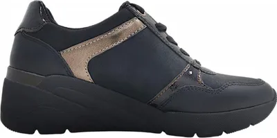 Imagen del producto de Jana. Zapatos deportivos con cordones, color negro, para uso diario
