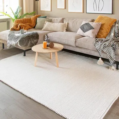 Image de Volero - Tapis en laine - Wise Blanc - 200x300 cm