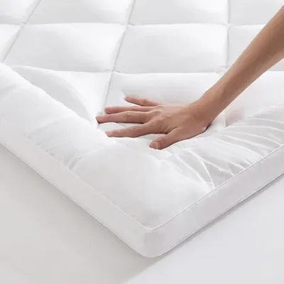 Image de CASABEL Surmatelas Douceur 140 x 200 cm en Microfibre Respirante avec Liseré Blanc
