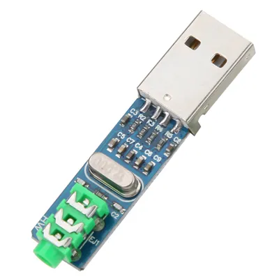 Imagen del producto de Placa decodificadora USB Mini DAC, Decodificador USB Mini DAC, Decodificador USB Mini DAC PCM2704, Placa decodificadora DAC, Placa decodificadora de tarjeta de sonido