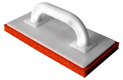 Produktbild von Reibebrett aus grobem Schwammgummi, 280 x 140 x 20 mm | Zum Glätten und Abreiben von Putz | Langlebig und vielseitig einsetzbar