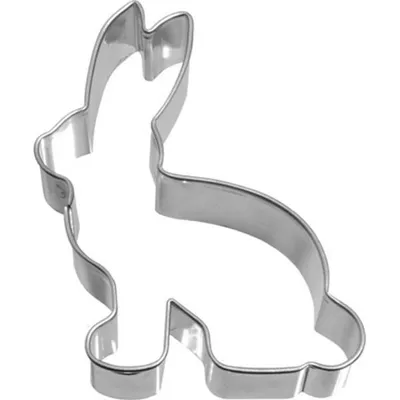 Produktbild von Birkmann Ausstechform Hase Sitzend, Ausstecher, Plätzchenform, Keks, Plätzchen, Edelstahl, 7 cm, 191617