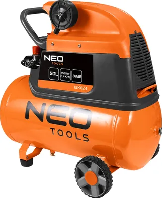 Obrázek produktu pro Kompresor NEO TOOLS, 50litrový vzduchový kompresor, Max. Tlak 8 bar, 1050 W, 169 l/min