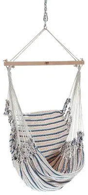 Produktbild von Chico Hängesessel Baumwolle beige-blau Hängestuhl