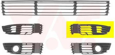 Produktbild von VAN WEZEL Lüftungsgitter Grill Stoßfänger für VW PASSAT Variant (3B6)