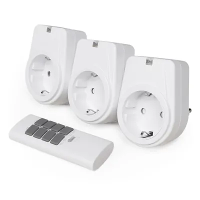 Produktbild von McPower ''Comfort'' rádiom riadená sada zásuviek 3 zásuvky + 1 diaľkové ovládanie