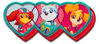 Obrázek produktu pro Mono-Quick Paw Patrol Girls - nášivka, nažehlovací, nažehlovací aplikace, nášivky, k nažehlení, velikost: 3,6 x 8 cm