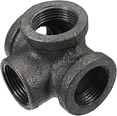 Immagine prodotto di Raccordo a 4 vie in ghisa malleabile con attacco femmina. Adatto per tubi da 1/2", 3/4" e 1".