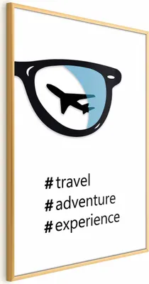 Produktbild von Posterpapier Poster - New Experiences 21x30 cm Text m-A-0828-ao-a