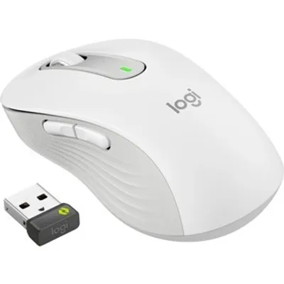 Produktbild von Logitech Signature M650 L for Business - Maus - Für Rechtshänder - 5 Tasten - kabellos - Bluetooth, 2.4 GHz - Logitech Logi Bolt USB-Receiver - Off-White