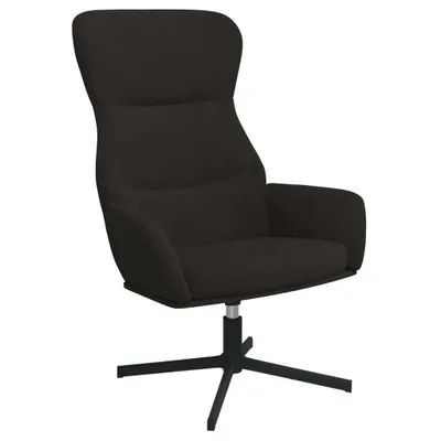 Image de vidaXL Fauteuil relax noir velours