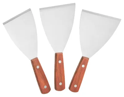 Produktbild von Grillspatel-Set aus Edelstahl, 3-teiliges Set zum Grillen und Braten
