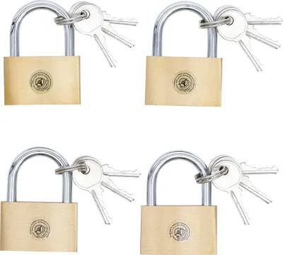 Zdjęcie produktu dla BGS technic Brass Padlock Set, 324 mm