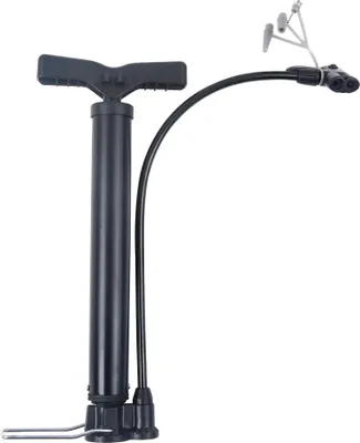 Produktbild von INF Tragbare Fahrradpumpe mit Manometer – bietet 150 PSI