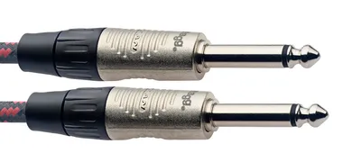 Produktbild von Instrumentenkabel, Klinke/Klinke (m/m) 6 m, Schwarz