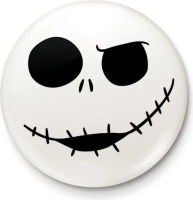 Produktbild von Nightmare Before Christmas - Button Badge - Jack Skull