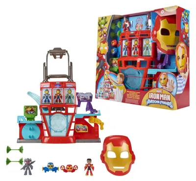 Produktbild von Marvel Iron Man And His Awesome Friends Headquarters playset