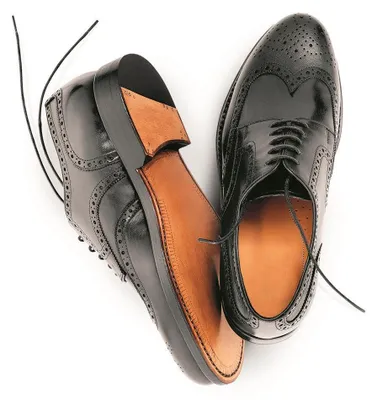 Produktbild von Prime Shoes LINZ Herren Schnürschuh Budapester Calf Black EU44/UK10