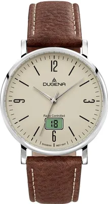 Produktbild von Dugena 4460845 Herren-Armbanduhr, Edelstahl-Gehäuse, Metall-Armband