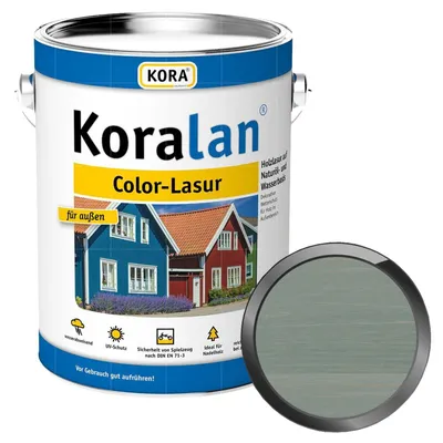Produktbild von KORA Koralan Color-Lasur 0.75 Liter Lichtblau