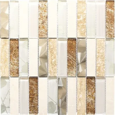Produktbild von Glasmosaik DAY 52X mix beige 29,8x29,8 cm