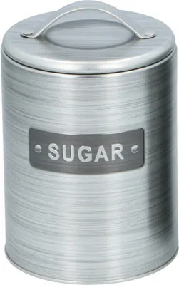 Produktbild von vorratsdose Zucker silber 20 cm