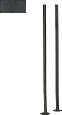 Produktbild von Heibi Briefkastenständer 130 cm aus Stahl graphitgrau zum Andübeln