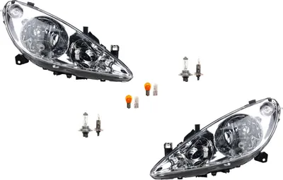 Immagine prodotto di Johns, adatto per fari Peugeot 307 08/00-06/05 + corpo illuminante. Set di coperchi, destro