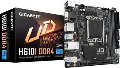 Image de Carte mère GIGABYTE H610I DDR4, Socket LGA 1700, DDR4-SDRAM, 64 Go, M.2, SATA III