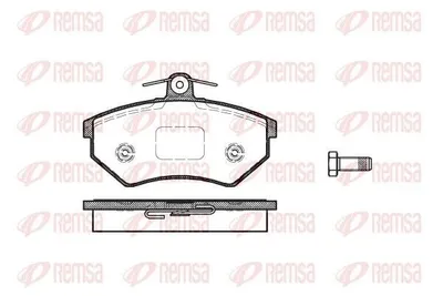 Produktbild von REMSA Bremsbeläge Satz Vorne Bremsklötze für VW GOLF III (1H1) 0134.40
