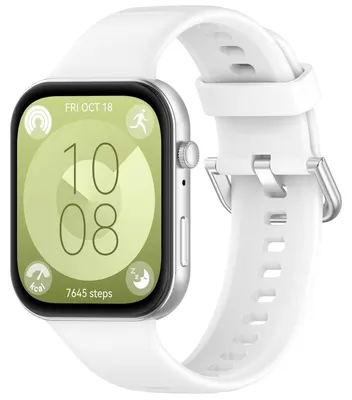 Obrázek produktu pro Řemínek k chytrým hodinkám Huawei Watch Fit 5 4 / 5 4 Pro / 3, vysoce kvalitní silikon, bílý