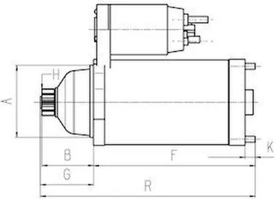 Produktbild von HC-Cargo F032114269 Starter Anlasser 2,0kW 12V