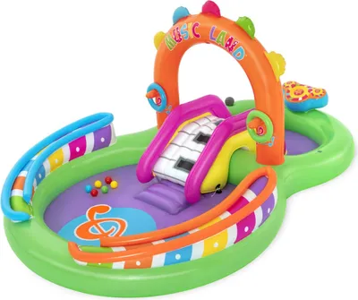 Image de Centre de jeux aquatiques gonflable Sing and Splash, 2,95m x 1,9m x 1,37m