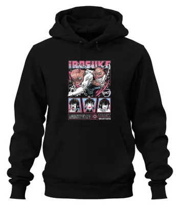 Obrázek produktu pro Uni mikina s kapucí Inosuke Kimetsu no Yaiba s maskou kance Anime Gift Beast, černá, L