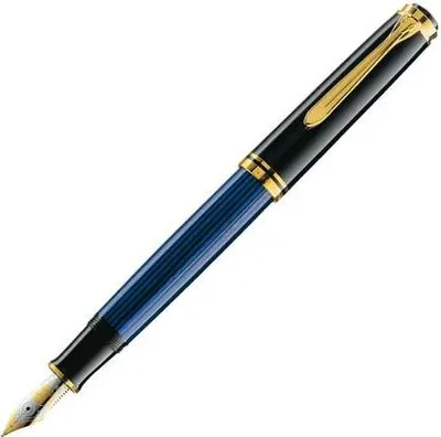 Zdjęcie produktu dla Pelikan 995969 Pióro wieczne Pelikan "Souverän 800", czarny/niebieski, B